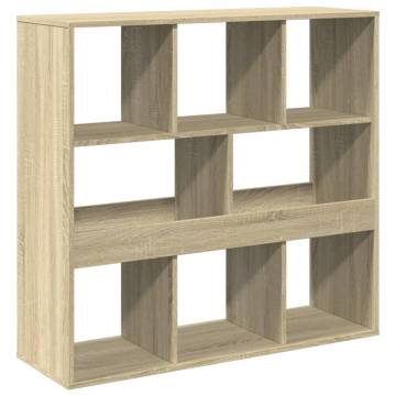  Room Divider Sonoma Oak 100x33x94.5 cm Engineered Wood