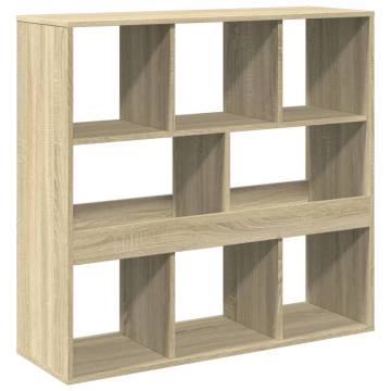  Room Divider Sonoma Oak 100x33x94.5 cm Engineered Wood