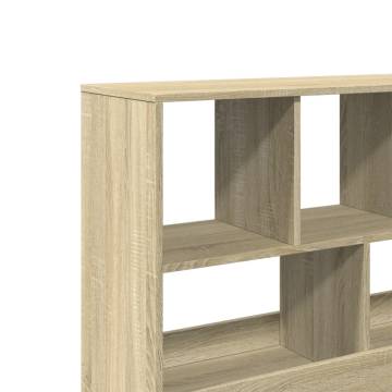  Room Divider Sonoma Oak 100x33x94.5 cm Engineered Wood