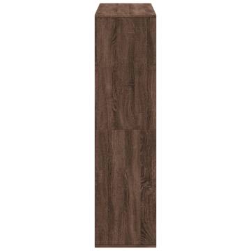  Room Divider Brown Oak 100x33x125.5 cm Engineered Wood