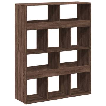  Room Divider Brown Oak 100x33x125.5 cm Engineered Wood