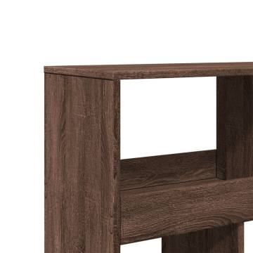  Room Divider Brown Oak 100x33x125.5 cm Engineered Wood