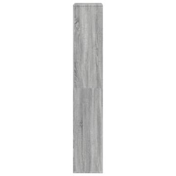  Bookcase Grey Sonoma 100x33x187.5 cm Engineered Wood