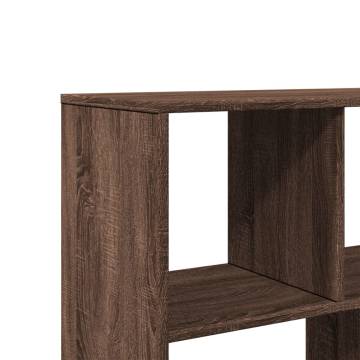  Bookcase Brown Oak 100x33x156.5 cm Engineered Wood