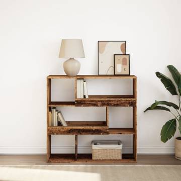  Book CabinetRoom Divider Old Wood 100x33x94.5 cm