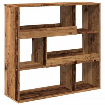  Book CabinetRoom Divider Old Wood 100x33x94.5 cm