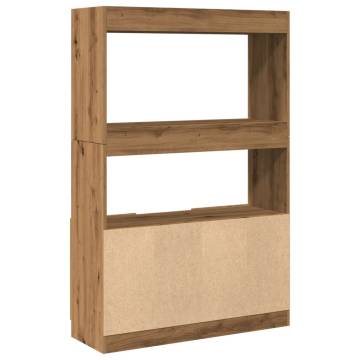  Highboard Artisian Oak 92x33x140 cm Engineered Wood