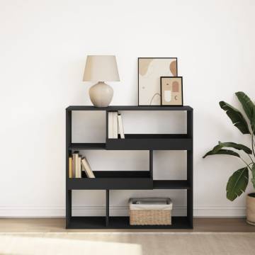  Book CabinetRoom Divider Black 100x33x94.5 cm