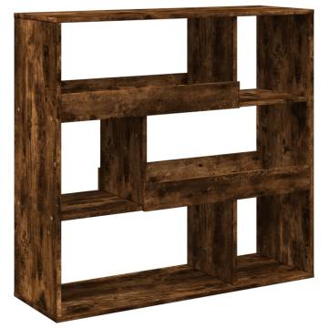  Book CabinetRoom Divider Smoked Oak 100x33x94.5 cm