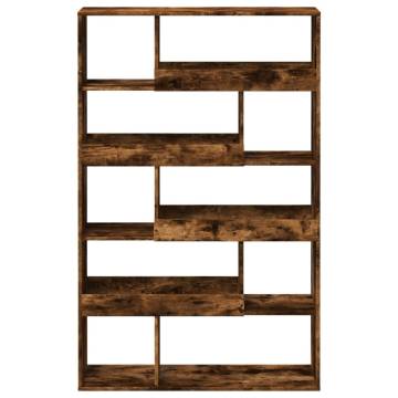  Room Divider Smoked Oak100x33x156.5 cm Engineered Wood