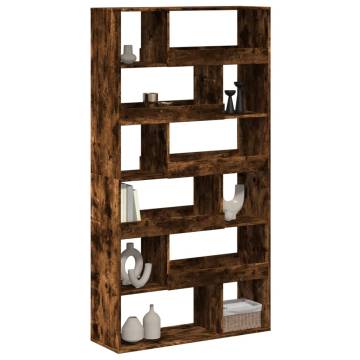  Room Divider Smoked Oak100x33x187.5 cm Engineered Wood