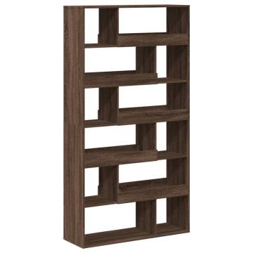  Room Divider Brown Oak 100x33x187.5 cm Engineered Wood