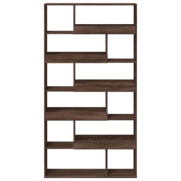  Room Divider Brown Oak 100x33x187.5 cm Engineered Wood