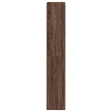  Room Divider Brown Oak 100x33x187.5 cm Engineered Wood