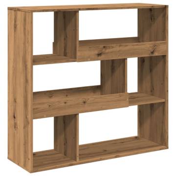  Bookcase Artisian Oak 100x33x94.5 cm Engineered Wood