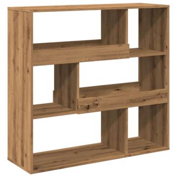  Bookcase Artisian Oak 100x33x94.5 cm Engineered Wood