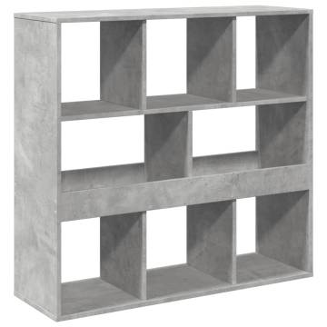  Room Divider Concrete Grey 100x33x94.5 cm Engineered Wood