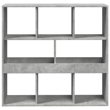  Room Divider Concrete Grey 100x33x94.5 cm Engineered Wood