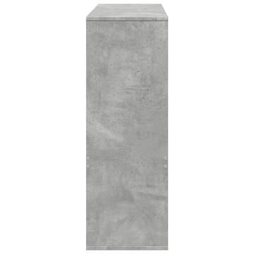  Room Divider Concrete Grey 100x33x94.5 cm Engineered Wood