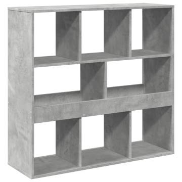  Room Divider Concrete Grey 100x33x94.5 cm Engineered Wood