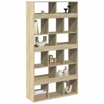  Room Divider Sonoma Oak 100x33x187.5 cm Engineered Wood