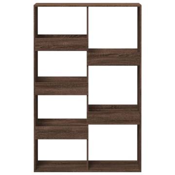  Room Divider Brown Oak 100x33x155.5 cm Engineered Wood