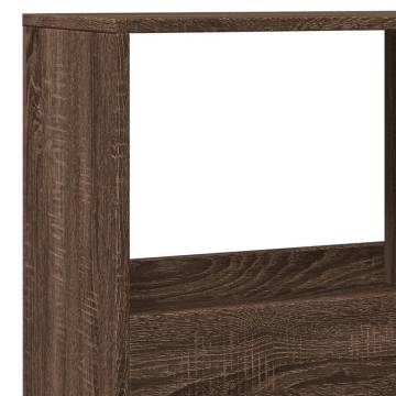  Room Divider Brown Oak 100x33x155.5 cm Engineered Wood