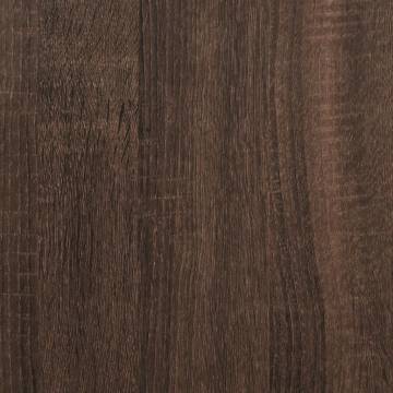  Room Divider Brown Oak 100x33x155.5 cm Engineered Wood