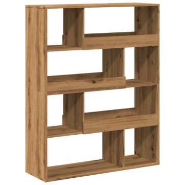  Bookcase Artisian Oak 100x33x125.5 cm Engineered Wood