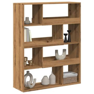  Bookcase Artisian Oak 100x33x125.5 cm Engineered Wood