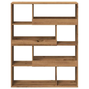  Bookcase Artisian Oak 100x33x125.5 cm Engineered Wood