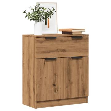  Sideboard Artisan Oak 60x30x70 cm Engineered Wood