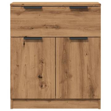  Sideboard Artisan Oak 60x30x70 cm Engineered Wood