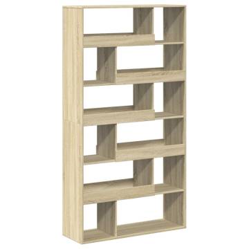  Bookcase Sonoma Oak 100x33x187.5 cm Engineered Wood