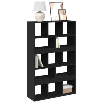  Bookcase Black 100x33x156.5 cm Engineered Wood