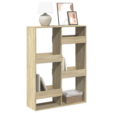  Bookcase Sonoma Oak 100x33x135 cm Engineered Wood