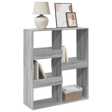  Room Divider Grey Sonoma 100x33x115 cm Engineered Wood