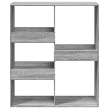  Room Divider Grey Sonoma 100x33x115 cm Engineered Wood