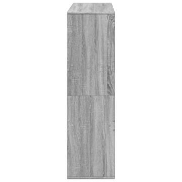  Room Divider Grey Sonoma 100x33x115 cm Engineered Wood