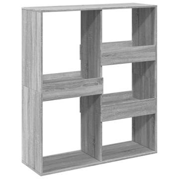  Room Divider Grey Sonoma 100x33x115 cm Engineered Wood