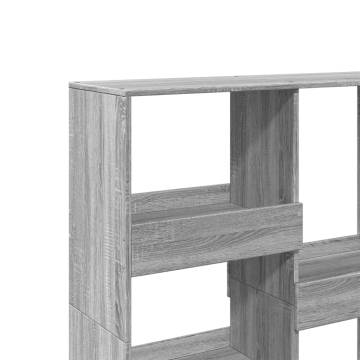  Room Divider Grey Sonoma 100x33x115 cm Engineered Wood