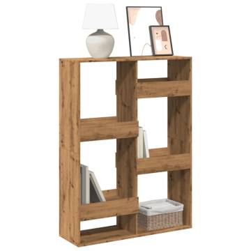  Bookcase Artisan Oak 100x33x135 cm Engineered Wood