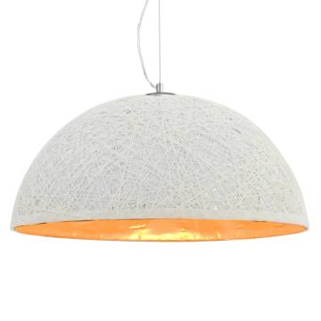  Pendant Lamp White and Gold Ø50 cm E27