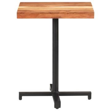  Bistro Table Square 60x60x75 cm Solid Acacia Wood