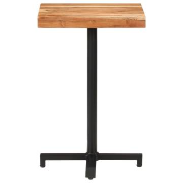  Bistro Table Square 50x50x75 cm Solid Acacia Wood