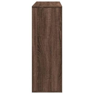  Book CabinetRoom Divider Brown Oak 100x33x94.5 cm