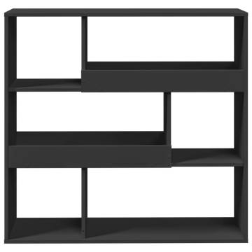  Bookcase Black 100x33x94.5 cm Engineered Wood