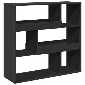  Bookcase Black 100x33x94.5 cm Engineered Wood