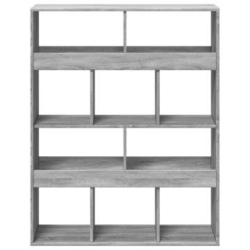  Room Divider Grey Sonoma 100x33x125.5 cm Engineered Wood