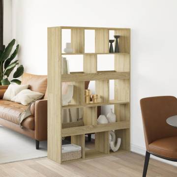  Room Divider Sonoma Oak 100x33x156.5 cm Engineered Wood